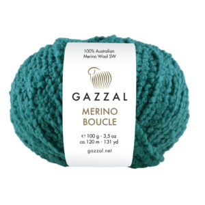 Купить пряжу GAZZAL Merino Boucle цвет 3770 производства фабрики GAZZAL