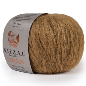 Купить пряжу GAZZAL Queen цвет 7223 производства фабрики GAZZAL
