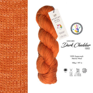 Купить пряжу GAZZAL Unicorn цвет 1352 производства фабрики GAZZAL