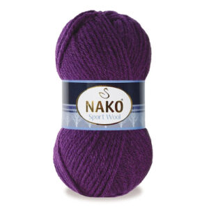 Купить пряжу NAKO SPORT WOOL цвет 3260 производства фабрики NAKO