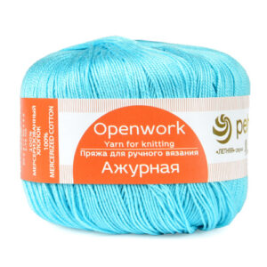 Купить пряжу ПЕХОРСКИЙ ТЕКСТИЛЬ Ажурная цвет 63-Льдинка производства фабрики ПЕХОРСКИЙ ТЕКСТИЛЬ