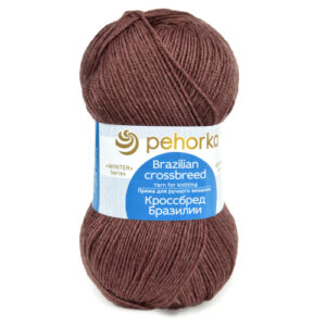 Купить пряжу ПЕХОРСКИЙ ТЕКСТИЛЬ Кроссбред Бразилии цвет 173-Грильяж производства фабрики ПЕХОРСКИЙ ТЕКСТИЛЬ