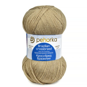 Купить пряжу ПЕХОРСКИЙ ТЕКСТИЛЬ Кроссбред Бразилии цвет 274-Серо-бежевый производства фабрики ПЕХОРСКИЙ ТЕКСТИЛЬ