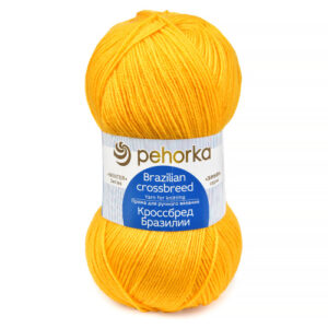 Купить пряжу ПЕХОРСКИЙ ТЕКСТИЛЬ Кроссбред Бразилии цвет 340-Листопад производства фабрики ПЕХОРСКИЙ ТЕКСТИЛЬ