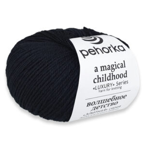 Купить пряжу ПЕХОРСКИЙ ТЕКСТИЛЬ Волшебное Детство цвет 02-Чёрный производства фабрики ПЕХОРСКИЙ ТЕКСТИЛЬ