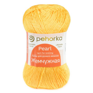 Купить пряжу ПЕХОРСКИЙ ТЕКСТИЛЬ Жемчужная цвет 12-Желток производства фабрики ПЕХОРСКИЙ ТЕКСТИЛЬ