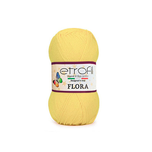 Купить пряжу ETROFIL Flora цвет 72001 производства фабрики ETROFIL