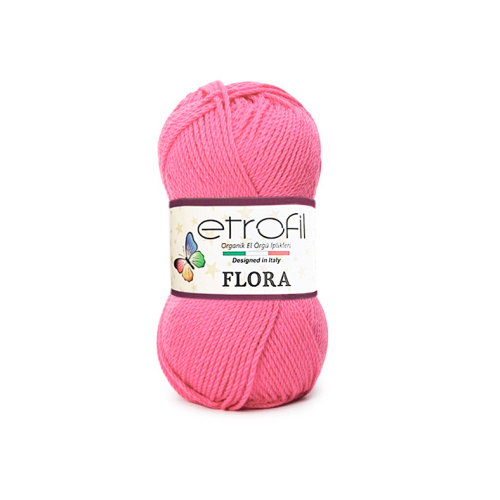 Купить пряжу ETROFIL Flora цвет 73028 производства фабрики ETROFIL