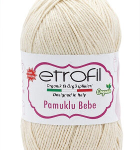 Купить пряжу ETROFIL Pamuklu Bebe цвет 70112 производства фабрики ETROFIL