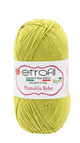 Купить пряжу ETROFIL Pamuklu Bebe цвет 70466 производства фабрики ETROFIL