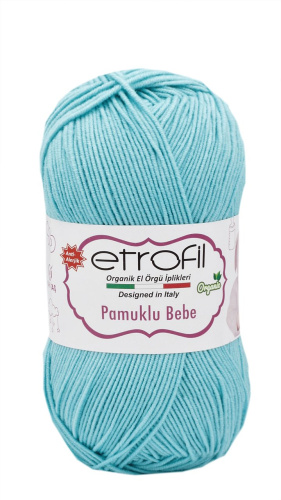 Купить пряжу ETROFIL Pamuklu Bebe цвет 74033 производства фабрики ETROFIL
