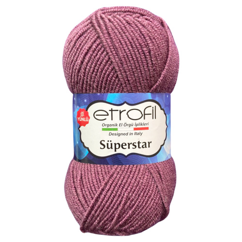 Купить пряжу ETROFIL SUPERSTAR цвет 76000 производства фабрики ETROFIL