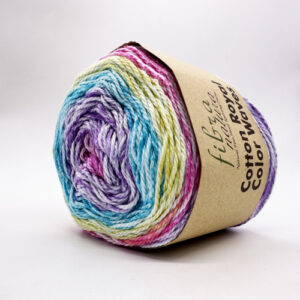 Купить пряжу FIBRA NATURA COTTON ROYAL COLOR WAVES цвет 22-03 производства фабрики FIBRA NATURA