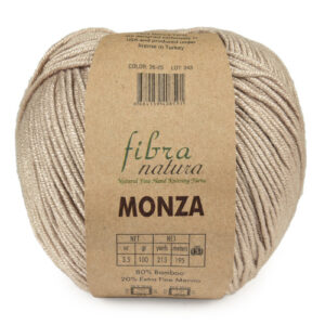 Купить пряжу FIBRA NATURA MONZA цвет 26-25 производства фабрики FIBRA NATURA