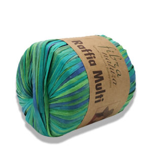 Купить пряжу FIBRA NATURA RAFFIA MULTİ цвет 117-05 производства фабрики FIBRA NATURA
