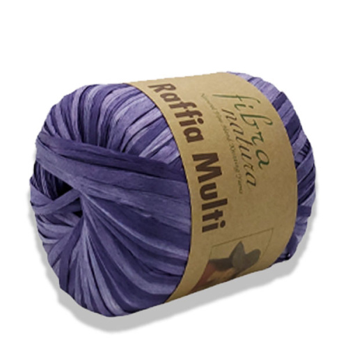 Купить пряжу FIBRA NATURA RAFFIA MULTİ цвет 117-19 производства фабрики FIBRA NATURA