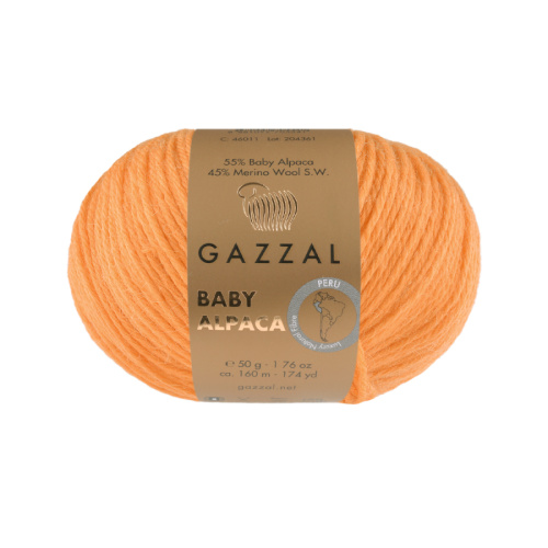Купить пряжу GAZZAL Baby Alpaca цвет 46029 производства фабрики GAZZAL