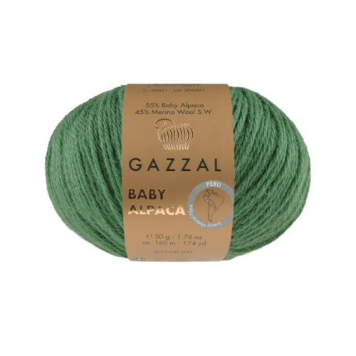 Купить пряжу GAZZAL Baby Alpaca цвет 46034 производства фабрики GAZZAL