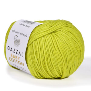 Купить пряжу GAZZAL Baby Cotton цвет 3457 производства фабрики GAZZAL