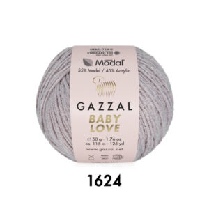 Купить пряжу GAZZAL Baby Love цвет 1624 производства фабрики GAZZAL