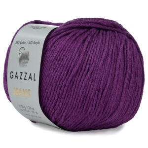 Купить пряжу GAZZAL Jeans цвет 1145 производства фабрики GAZZAL