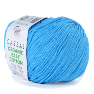 Купить пряжу GAZZAL Organic Baby Cotton цвет 424 производства фабрики GAZZAL
