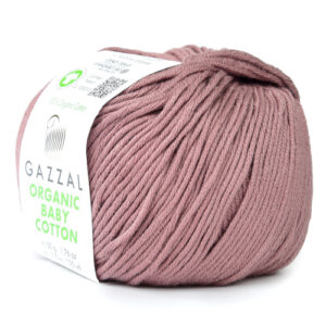 Купить пряжу GAZZAL Organic Baby Cotton цвет 433 производства фабрики GAZZAL