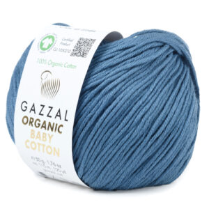 Купить пряжу GAZZAL Organic Baby Cotton цвет 434 производства фабрики GAZZAL