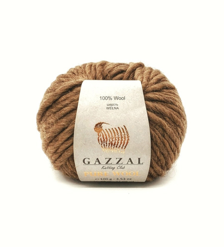 Купить пряжу GAZZAL Pure Wool-4 цвет 5245 производства фабрики GAZZAL