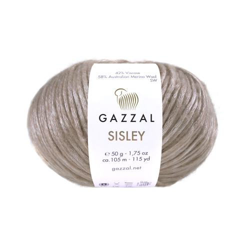Купить пряжу GAZZAL Sisley цвет 5711 производства фабрики GAZZAL