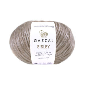 Купить пряжу GAZZAL Sisley цвет 5711 производства фабрики GAZZAL