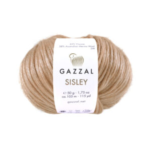 Купить пряжу GAZZAL Sisley цвет 5712 производства фабрики GAZZAL