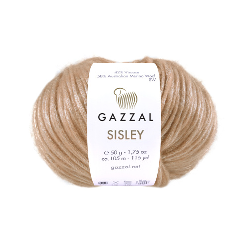 Купить пряжу GAZZAL Sisley цвет 5712 производства фабрики GAZZAL