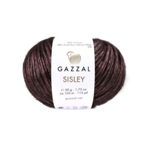 Купить пряжу GAZZAL Sisley цвет 5714 производства фабрики GAZZAL