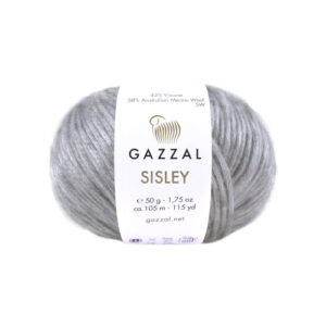 Купить пряжу GAZZAL Sisley цвет 5718 производства фабрики GAZZAL