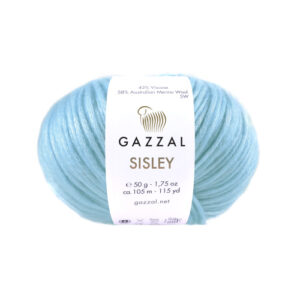 Купить пряжу GAZZAL Sisley цвет 5719 производства фабрики GAZZAL