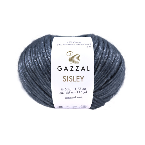 Купить пряжу GAZZAL Sisley цвет 5720 производства фабрики GAZZAL