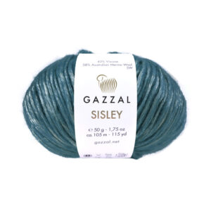 Купить пряжу GAZZAL Sisley цвет 5722 производства фабрики GAZZAL