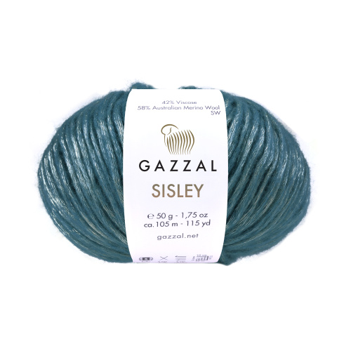 Купить пряжу GAZZAL Sisley цвет 5722 производства фабрики GAZZAL