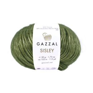 Купить пряжу GAZZAL Sisley цвет 5725 производства фабрики GAZZAL