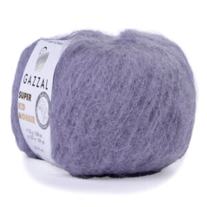 Купить пряжу GAZZAL Super Kid Mohair цвет 64411 производства фабрики GAZZAL