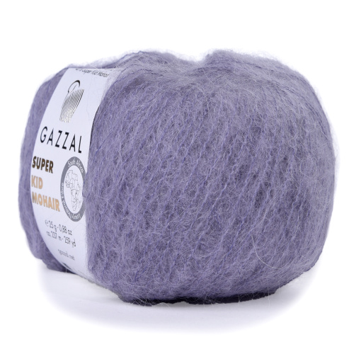 Купить пряжу GAZZAL Super Kid Mohair цвет 64411 производства фабрики GAZZAL