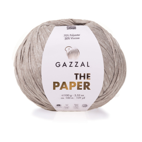 Купить пряжу GAZZAL The Paper цвет 3951 производства фабрики GAZZAL