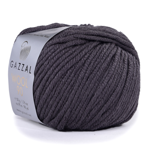 Купить пряжу GAZZAL Wool 90 цвет 3658 производства фабрики GAZZAL