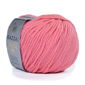 Купить пряжу GAZZAL Wool 90 цвет 3677 производства фабрики GAZZAL