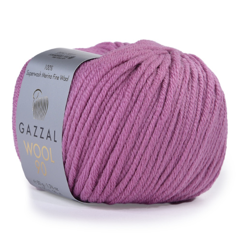 Купить пряжу GAZZAL Wool 90 цвет 3683 производства фабрики GAZZAL