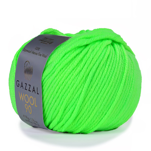 Купить пряжу GAZZAL Wool 90 цвет 3691 производства фабрики GAZZAL