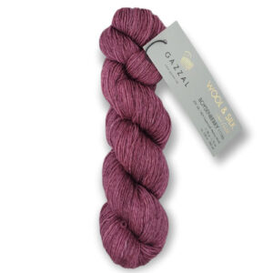 Купить пряжу GAZZAL Wool & Silk цвет 11170 производства фабрики GAZZAL