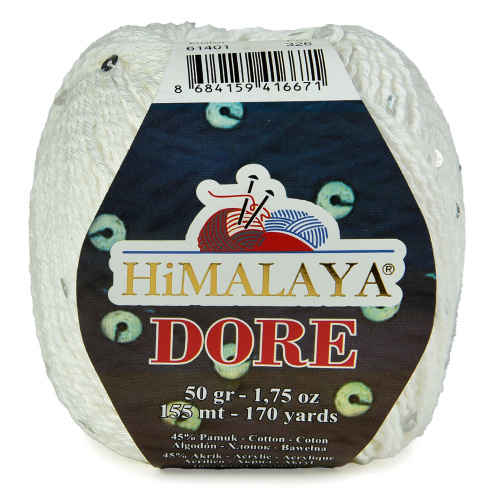 Купить пряжу HiMALAYA DORE цвет 61401 производства фабрики HiMALAYA