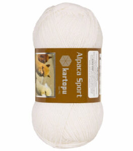 Купить пряжу KARTOPU ALPACA SPORT цвет K010 производства фабрики KARTOPU